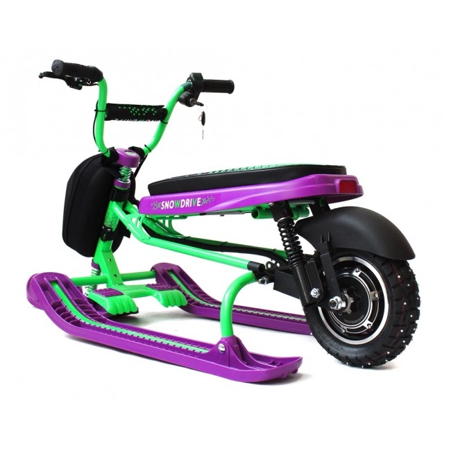 Электроснегокат Snow Razor One (фиолетово-зеленый)