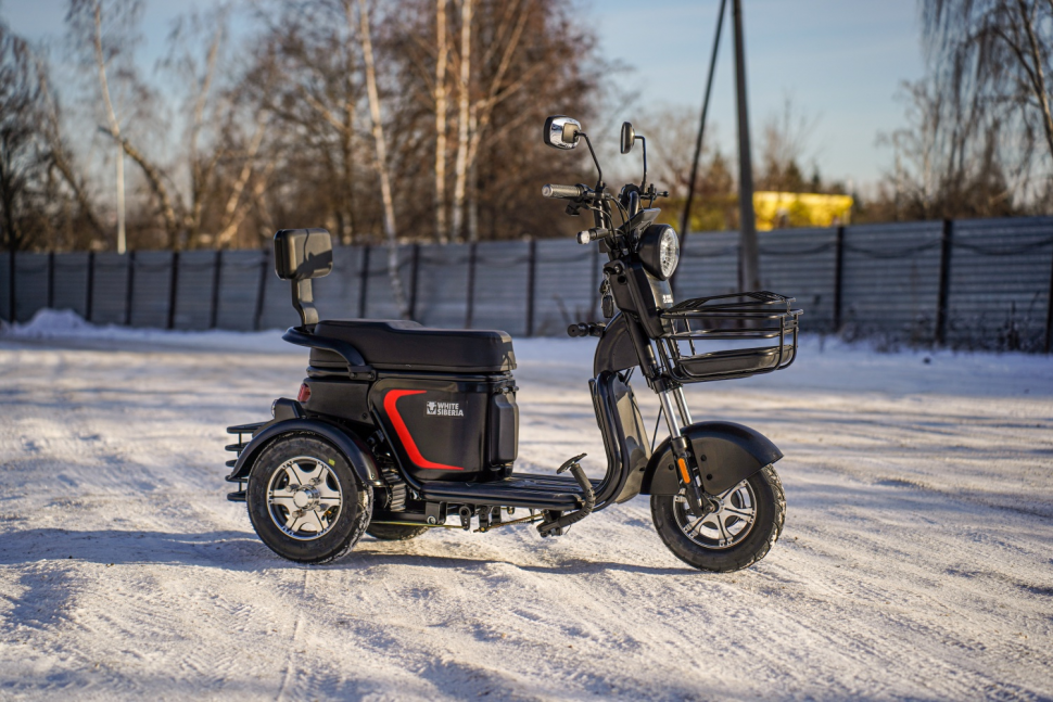 Электротрицикл WHITE SIBERIA SIBTRIKE L 2000W