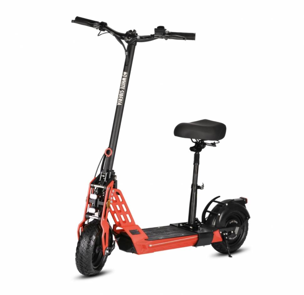 Электросамокат White Siberia TAIGA 1000W FERRARY RED (Красный)