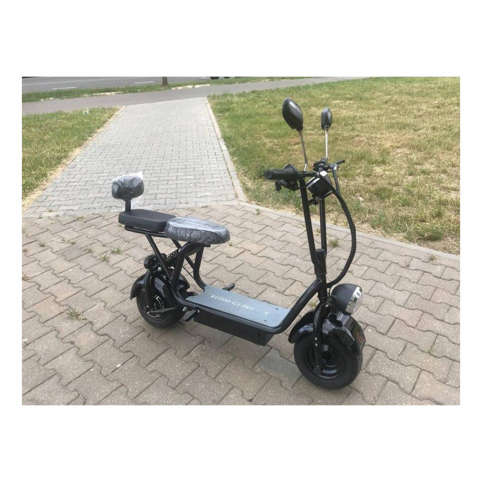 Электросамокат KUGOO C1 Pro (Черный) Электросамокат KUGOO C1 Pro (Черный)