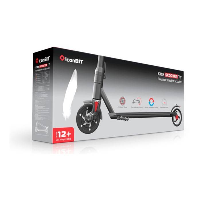 Электросамокат iconBIT Kick Scooter TT (Черный)