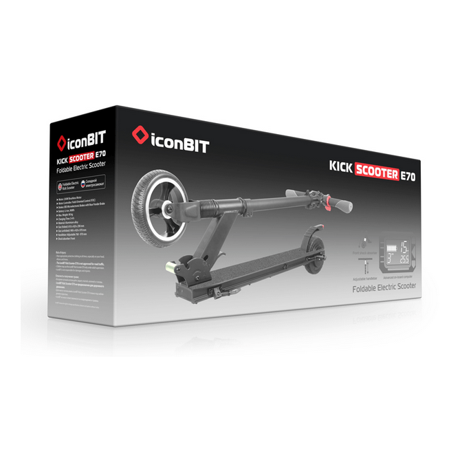 Электросамокат iconBIT Kick Scooter TT v2 (Черный)