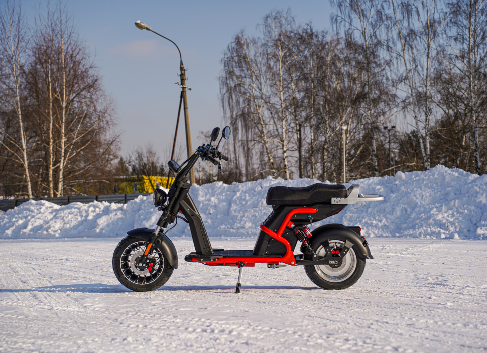 Электроскутер WHITE SIBERIA PRO BLACK EDITION 5000W